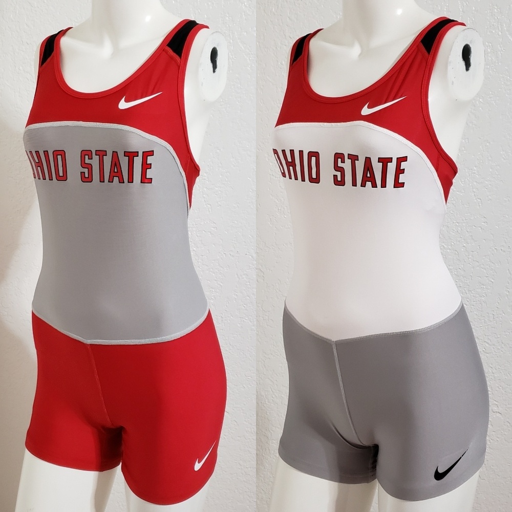 Rare Ohio State Speedsuit Unitard Skinsuit Romper - Picture 1 of 8